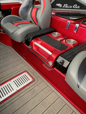 Step and Glove Box Combo for the Bass Cat PUMA STS and CARACAL STS (sold as a single box!) - Boat Accessory
