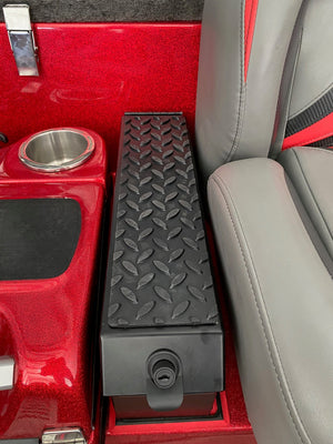 Step and Glove Box Combo for the Bass Cat PUMA STS and CARACAL STS (sold as a single box!) - 4.5 inch width - Boat
