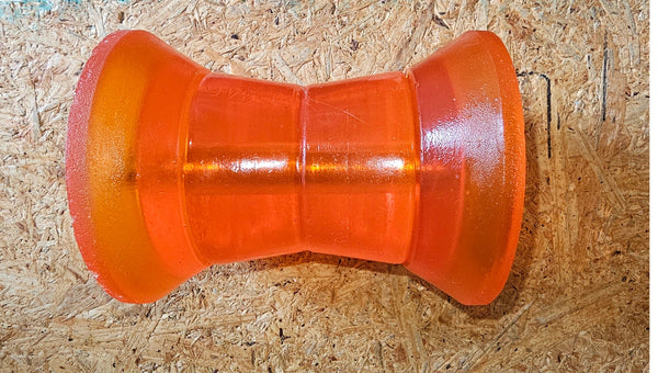Stoltz 3’’ for Boats or flatter bow with slight V with 4’’ flared end caps - Bow Rollers