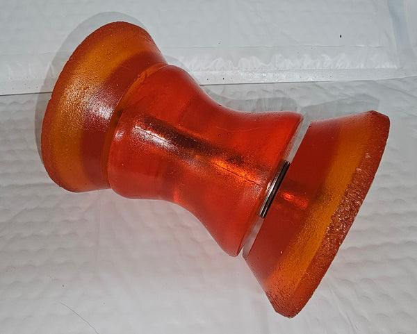 Stoltz 3’’ for Boats with slight rounded V with 4’’ flared end caps - Bow Rollers