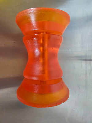 Stoltz 3’’ for Boats with slight rounded V with 4’’ flared end caps - Bow Rollers