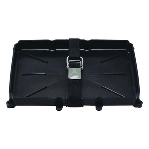 T-H Marine 24 Series Battery Holder Tray w/Stainless Buckled Strap [NBH-24-SSC-DP] - Battery Management