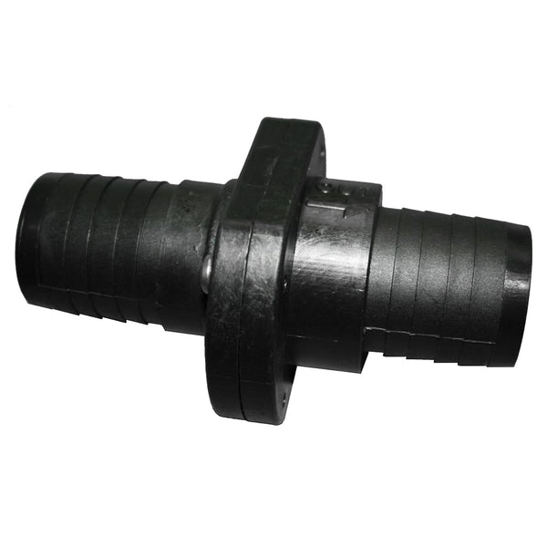 T-H Marine Double Barb Inline Scupper Check Valve - 1-1/2’’ - Black [ILS-1500-DP] - Fittings