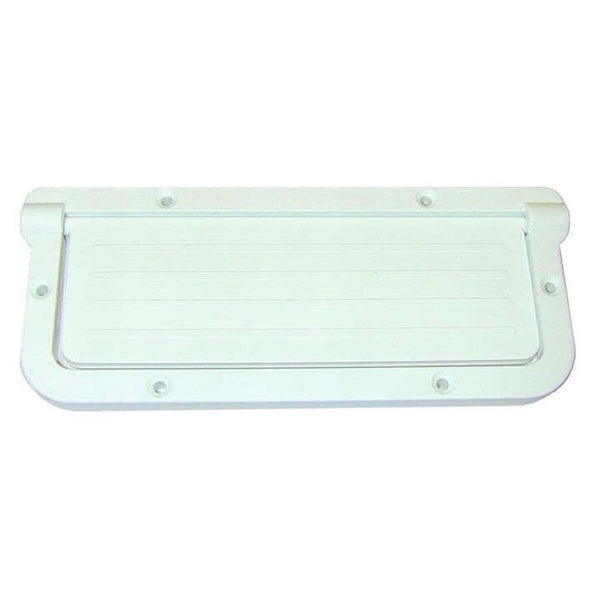 T-H Marine Large Rectangular Scupper - White [LRS-2-DP] - Fittings