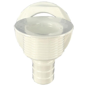 T-H Marine Straight Barbed All-Purpose Drain - White [APD-2-DP] - Fittings