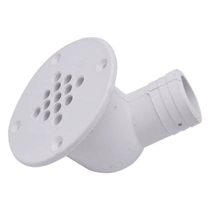 T-M Marine 90-Degree Cockpit Scupper Drain - White [CSD-92-DP] - Accessories