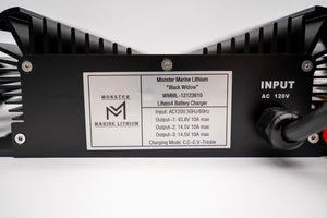 Triple Bank 12v 12v & 36v marine waterproof Lead/AGM/Lithium charger - Chargers