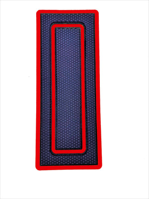 Universal Pads - 5’’ x 12’’ Rectangle / Red - Watercraft Parts & Accessories