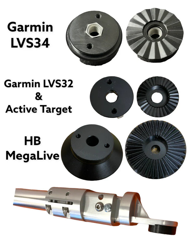 Universal Transducer Mount FULL KIT for 1.25’’ shafts for Active Target Mega Live or Livescope LVS32 & LVS34