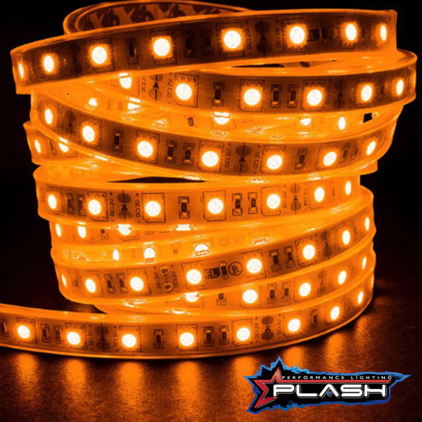 Waterproof Flexible Light Strip - IP68 - 12V Amber - Led Lighting