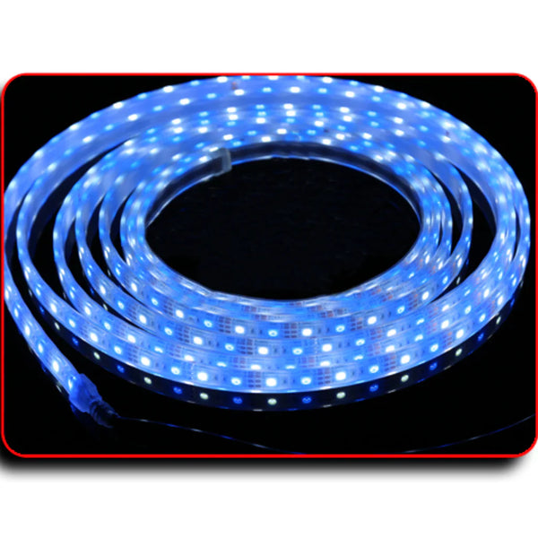 Waterproof Flexible Light Strip - IP68 - 12V Dual Color Blue + Cool White - Led Lighting