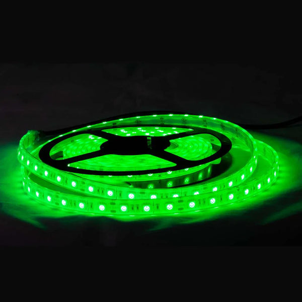 Waterproof Flexible Light Strip - IP68 - 12V Green - Led Lighting